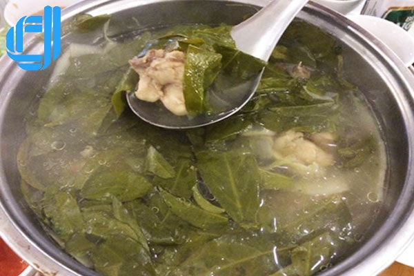 lẩu gà lá dít đặc sản du lịch phú yên